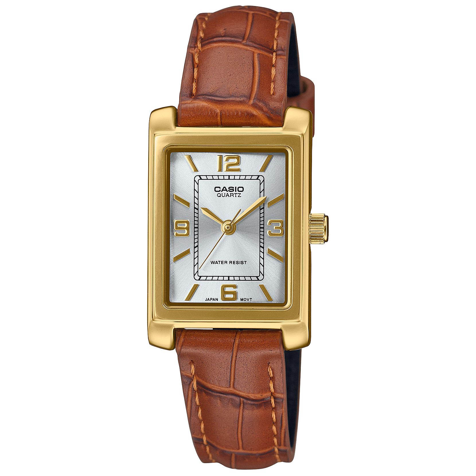 Reloj LTP-1234GLL-7A Casio de dama pulsera de piel — original con garantía, La Relojería GT