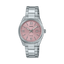 LTP-1302DD Reloj Casio Mujer Acero Inoxidable Esfera Rosa