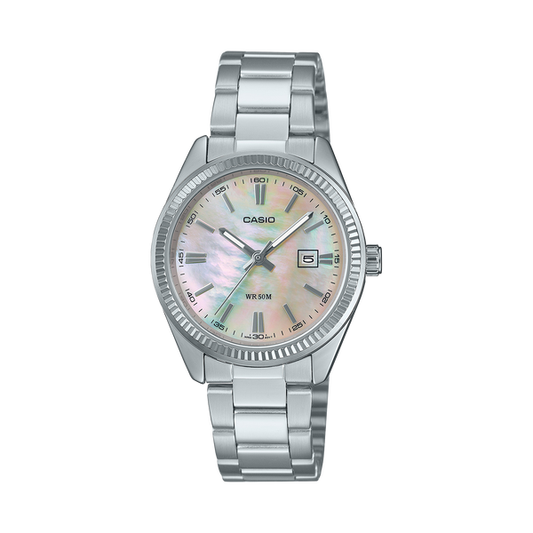 Reloj LTP-1302DS-4AV Casio de dama correa de metal — original con garantía, La Relojería GT