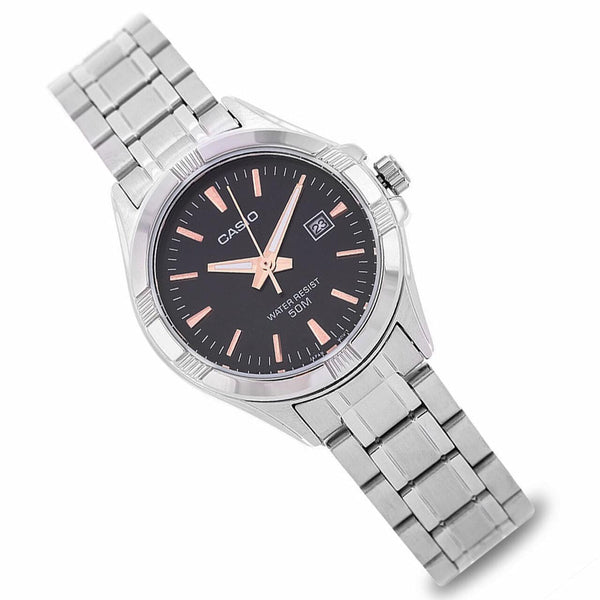 LTP-1308D-1A2V Reloj Casio Classic para mujer - Plateado