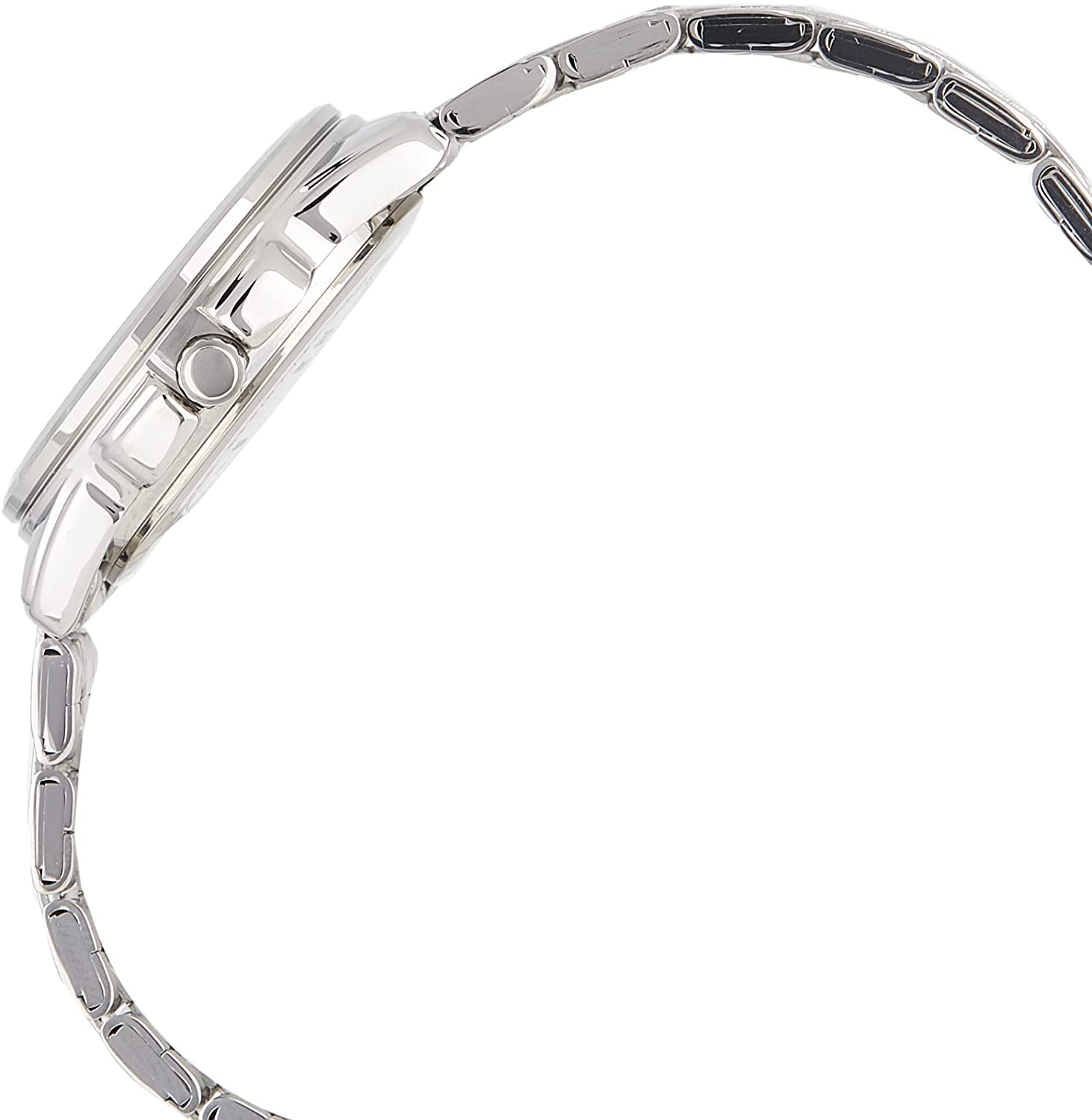 1314D Reloj Casio Mujer Correa de Acero Esfera Rosa - Vista trasera