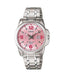 LTP-1314D Reloj Casio Mujer Correa de Acero Esfera Rosa