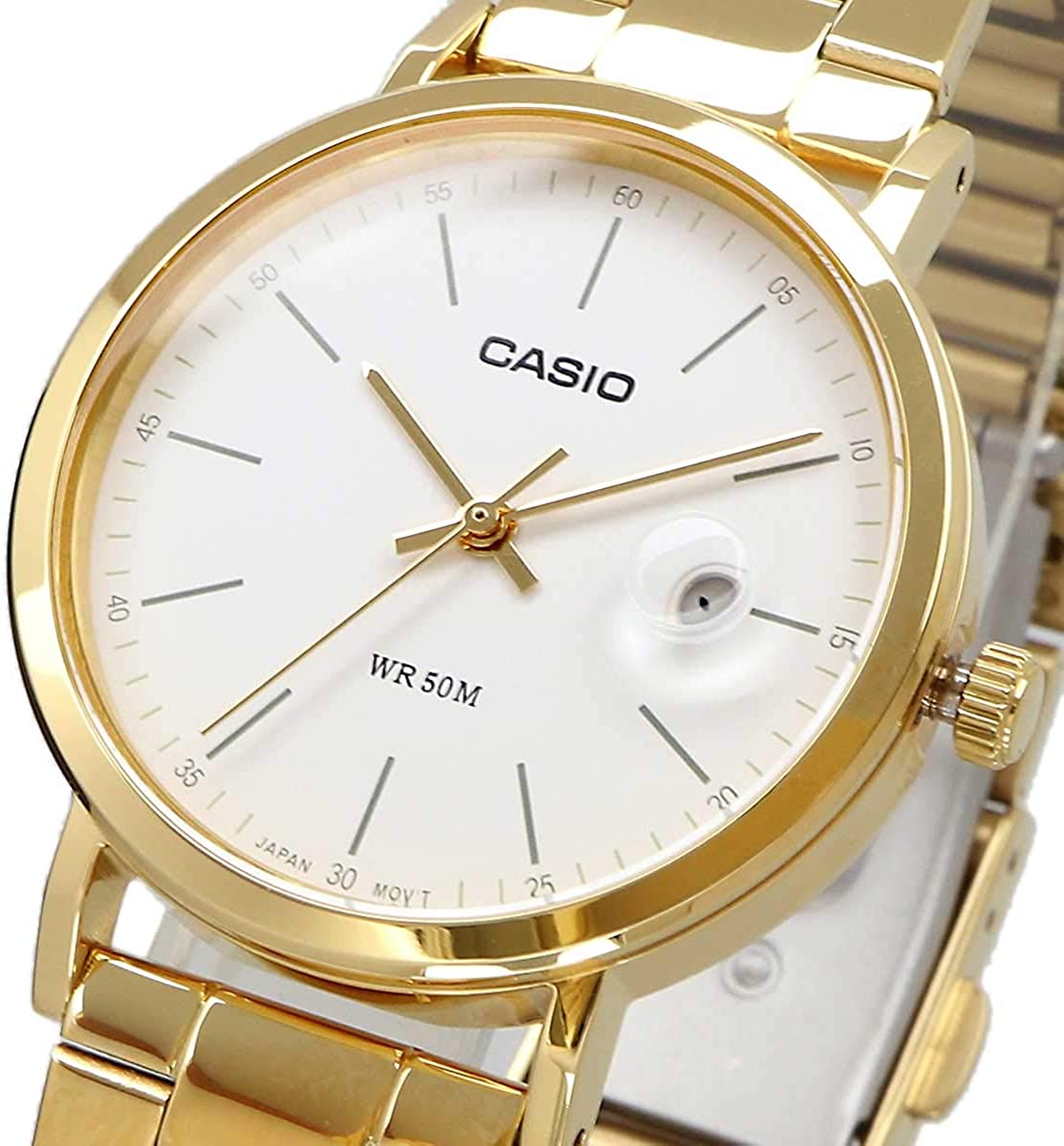 LTP-E175G Reloj Casio Mujer Correa de Acero Dorado
