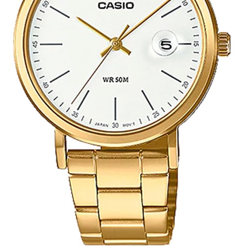 LTP-E175G Reloj Casio Mujer Correa de Acero Dorado