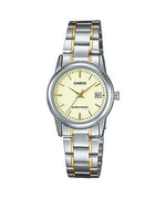 LTP-V002SG Reloj Casio Mujer Correa de Acero Bicolor