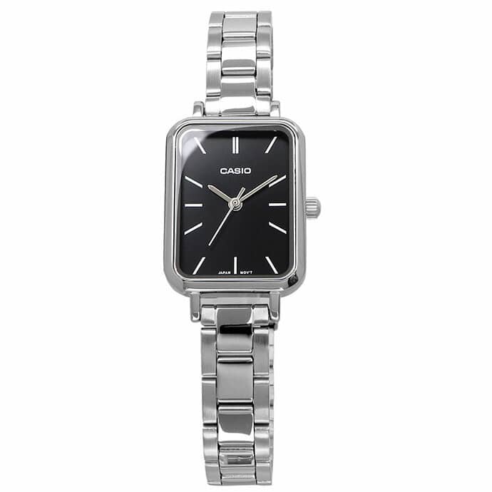 V009D Reloj Casio Vintage Mujer Acero Esfera Negra - Vista 5