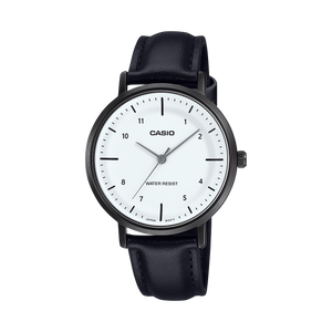 LTP-VT03BL-7B Reloj Casio Dama Correa de Piel Negra