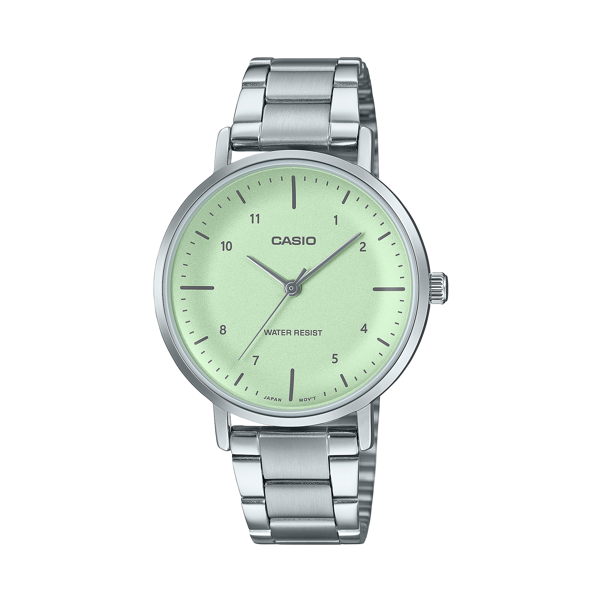 LTP-VT03D-3B Casio de dama pulsera de acero inoxidable