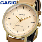 LTP-VT03GL-4B Casio de dama pulsera de piel