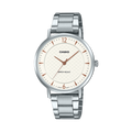 VT04D-7A Reloj Casio Mujer Acero Plateado Esfera Crema - Reloj original en Guatemala
