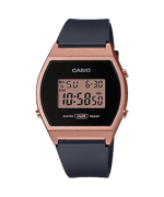LW-204 Reloj Casio Mujer Resina Azul Caja Oro Rosa