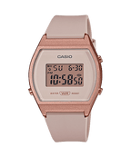 LW-204 Reloj Casio Mujer Digital Correa Resina Rosa - Reloj original en Guatemala