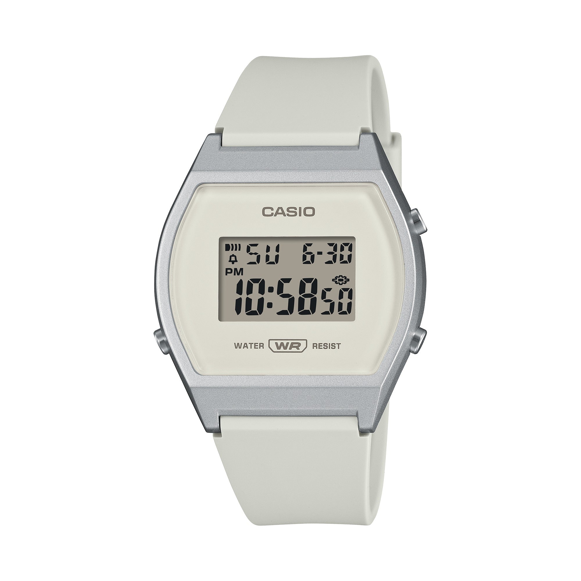 LW-204-7A Reloj Casio de mujer correa de resina - Resina Blanco