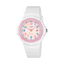 LX-800H-7A1V Reloj Casio Mujer Correa Resina Blanca Esfera Rosa