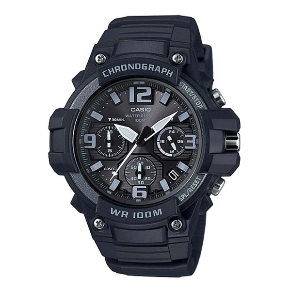 100H Reloj Casio Hombre Correa Resina Negro - Reloj original en Guatemala
