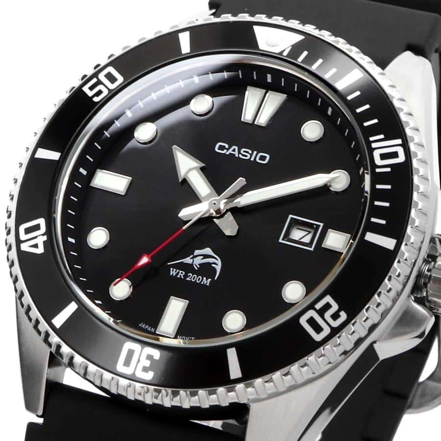 MDV-106-1AV Reloj Casio Marlin para Caballero - Negro