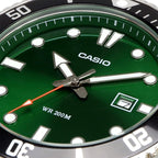Reloj Casio MDV-107D-3A2V para Hombre - Verde