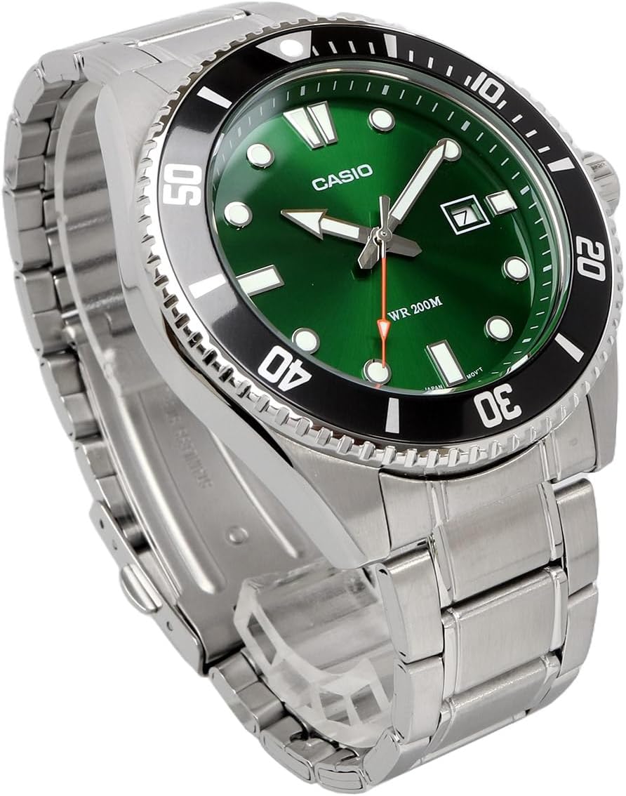 Reloj Casio MDV-107D-3A2V para Hombre - Verde