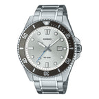 MDV-107D-7AV Casio Reloj de caballero pulsera de acero inoxidable - Acero Inoxidable Plateado