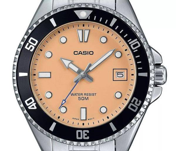MDV-10D-4A2V Casio reloj para caballero pulsera de metal