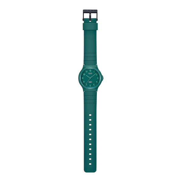 MQ-24B-3B Casio reloj unisex pulsera de resina verde