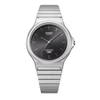 MQ-24DA-1A Reloj Casio unisex correa de metal - Acero Inoxidable Plateado