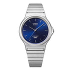 MQ-24DA-2A Reloj Casio unisex correa de metal - Acero Inoxidable Plateado