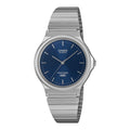 MQ-24DA-2A Reloj Casio unisex correa de metal - Acero Inoxidable Plateado
