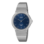 MQ-24DA-2A Reloj Casio unisex correa de metal - Acero Inoxidable Plateado