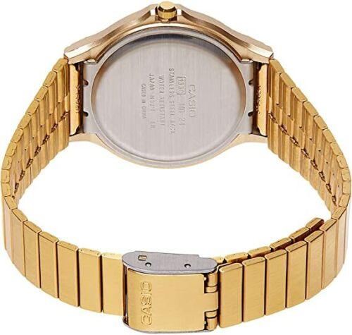 MQ-24G Reloj Casio Clásico Hombre Correa de Acero Dorado - Vista 5