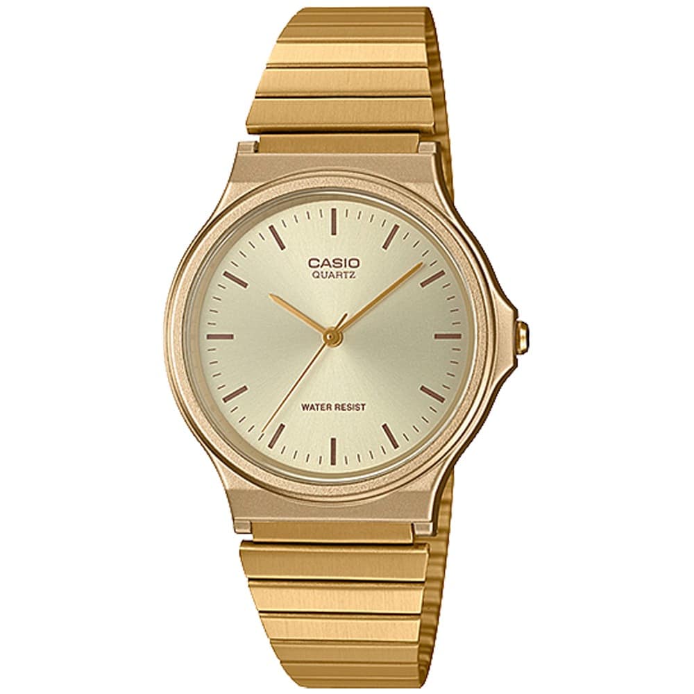 MQ-24G Reloj Casio Clásico Hombre Correa de Acero Dorado - Reloj original en Guatemala