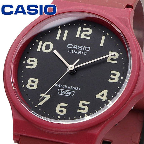MQ-24UC Reloj Casio Clásico Hombre Resina Color Vino - Vista lateral