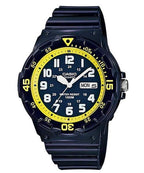 200HC Reloj Casio Hombre Correa de Resina Negro Amarillo - Reloj original en Guatemala