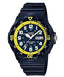 MRW-200HC Reloj Casio Hombre Correa de Resina Negro Amarillo