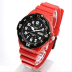 200HC Reloj Casio Hombre Correa Resina Rojo - Vista trasera