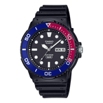 MRW-230H-1E2V Reloj Casio Hombre Resina Negro Bisel Bicolor