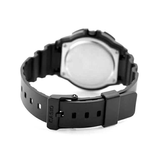 230H-1E3V Reloj Casio Hombre Correa Caucho Negro Bisel Verde - Vista lateral