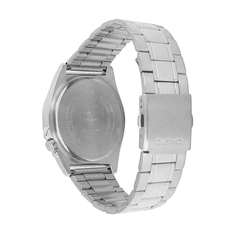 MTD-135D-7AV Reloj Casio para caballero correa de acero plateado