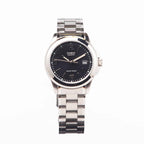 1215A Reloj Casio Hombre Correa de Acero Esfera Negra - Vista 5