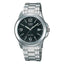 MTP-1215A Reloj Casio Hombre Correa de Acero Esfera Negra