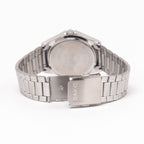 1239D Reloj Casio Hombre Correa de Acero Plateado - Detalle de esfera