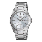 MTP-1239D Reloj Casio Hombre Correa de Acero Plateado