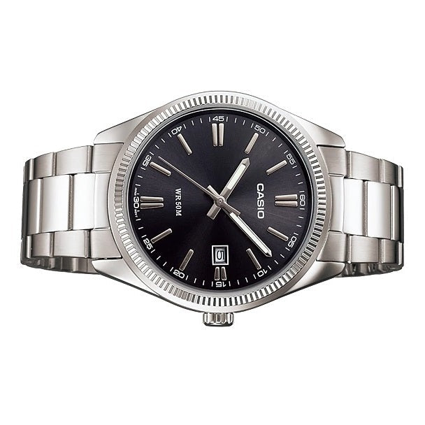 MTP-1302D-1A1V Reloj Casio para Hombre - Acero Inoxidable Plateado