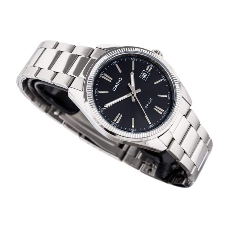 MTP-1302D-1A1V Reloj Casio para Hombre - Acero Inoxidable Plateado