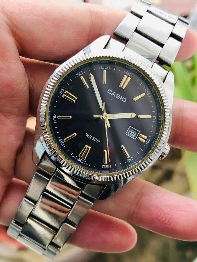 MTP-1302D-1A2V Reloj Casio para Hombre - Plateado