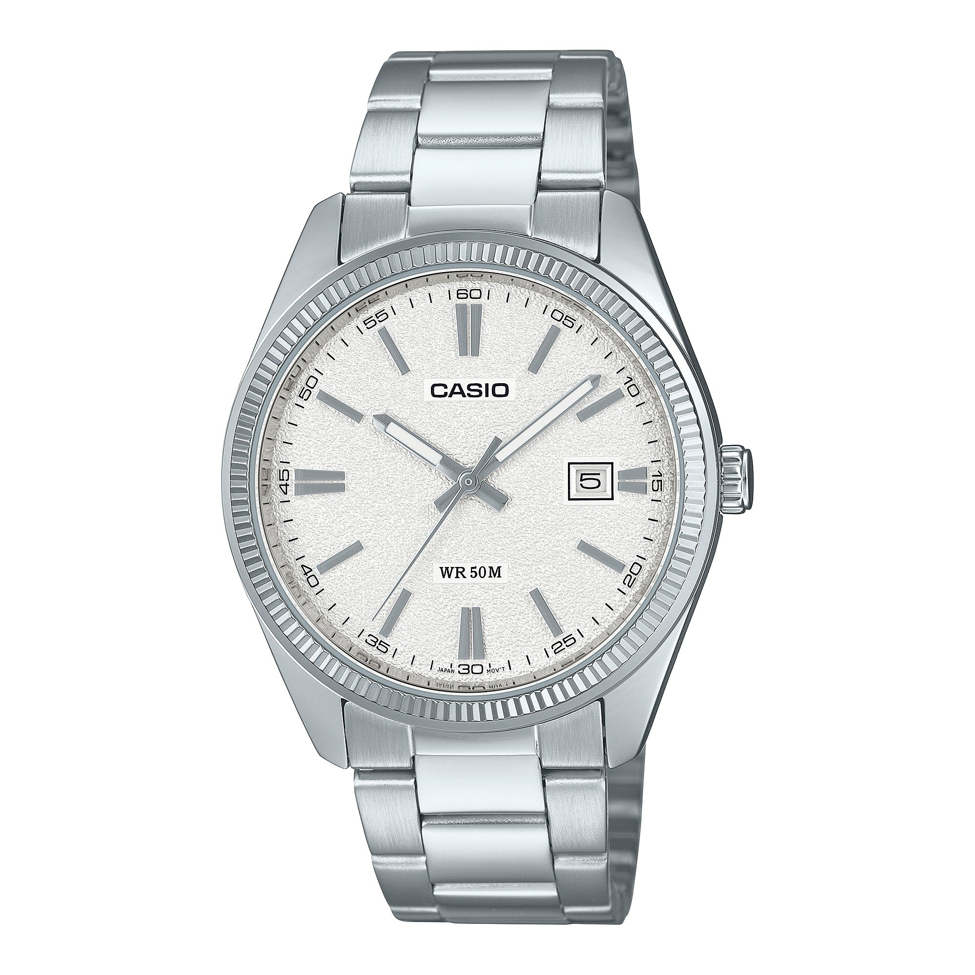 MTP-1302DA-7AV Reloj Casio de caballero banda de metal 44 mm
