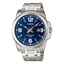 MTP-1314D Reloj Casio Hombre Acero Inoxidable Esfera Azul