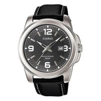 1314L Reloj Casio Hombre Caja Acero Correa Cuero Negro - Reloj original en Guatemala