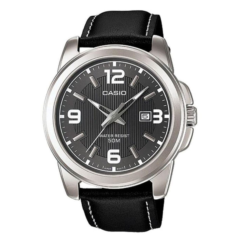 MTP-1314L-8AV Reloj Casio Classic de hombre Caja acero correa de cuero