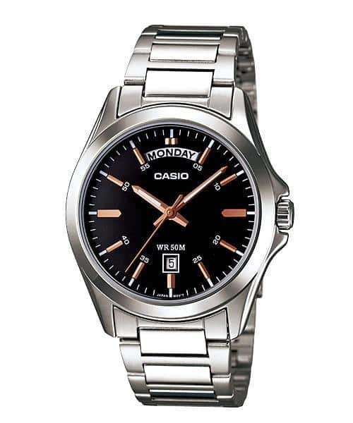 MTP-1370D-1A2V Reloj Casio para Hombre - Plateado